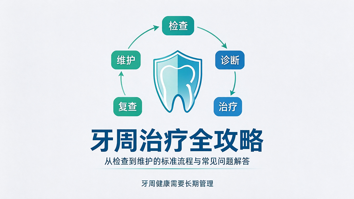 牙周治疗全攻略：从检查到维护的标准流程与常见问题解答