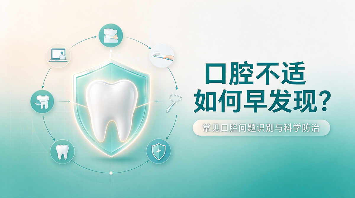口腔不适如何早发现？常见口腔问题识别与科学防治