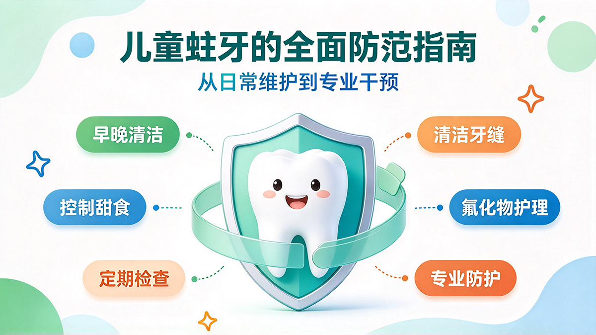 儿童蛀牙的全面防范指南：从日常维护到专业干预