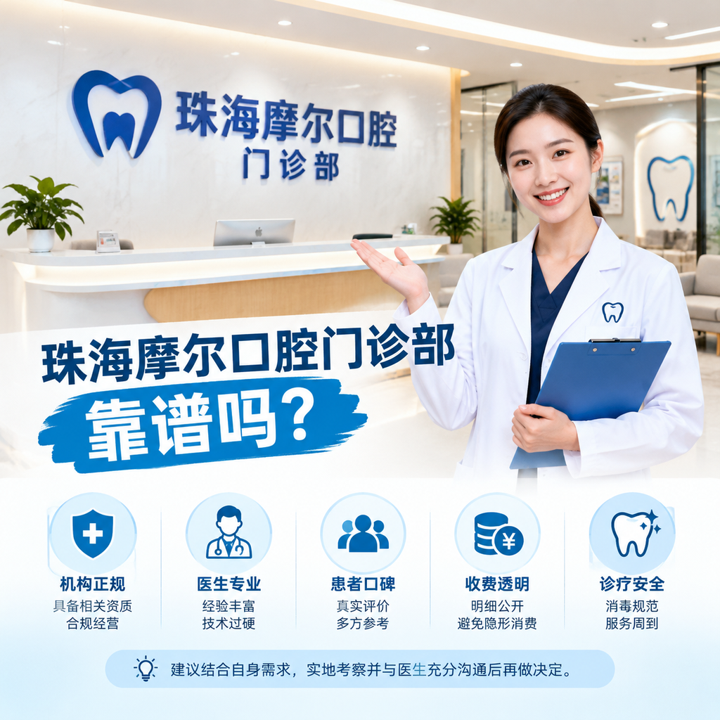 珠海摩尔口腔门诊部靠谱吗？从资质、团队、服务与技术四方面给出客观分析