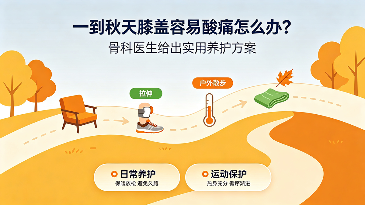 一到秋天膝盖容易酸痛怎么办？骨科医生给出实用养护方案