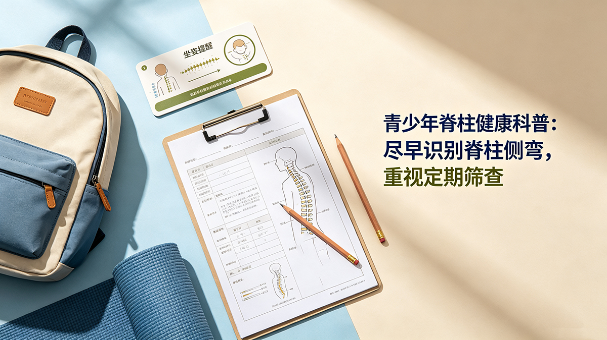 青少年脊柱健康科普：尽早识别脊柱侧弯，重视定期筛查