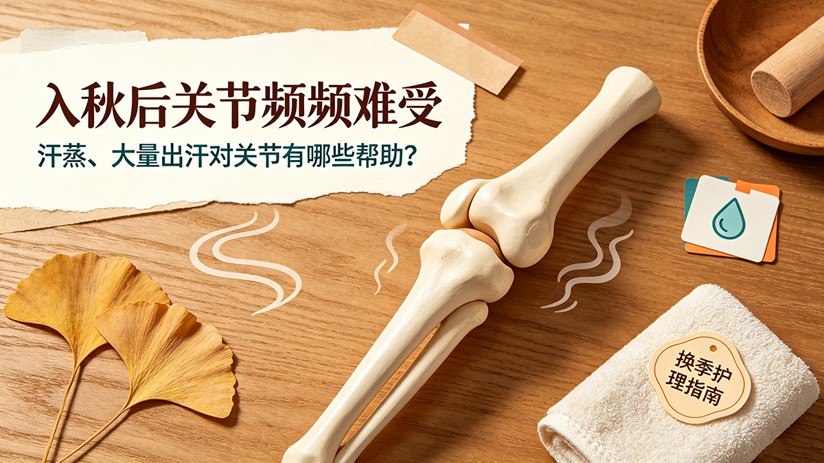 入秋后关节频频难受，汗蒸、大量出汗对关节有哪些帮助？