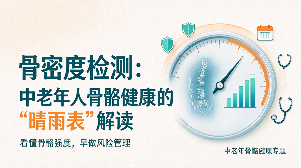 骨密度检测：中老年人骨骼健康的“晴雨表”解读