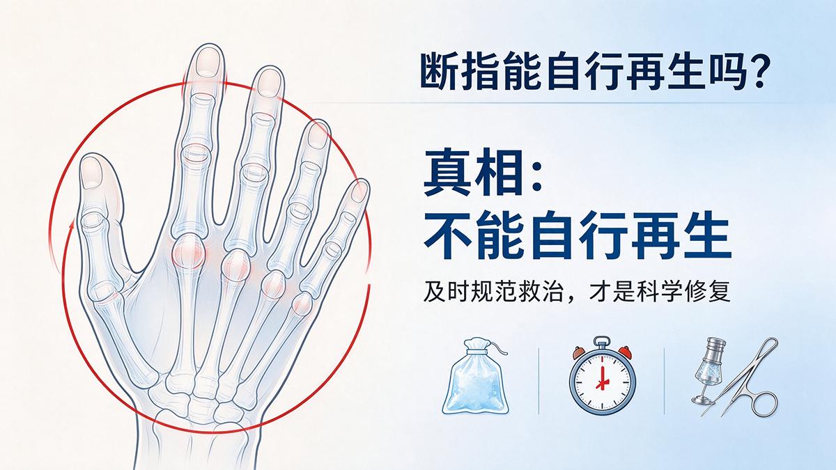断指能自行再生吗？认清真相，科学修复才是关键