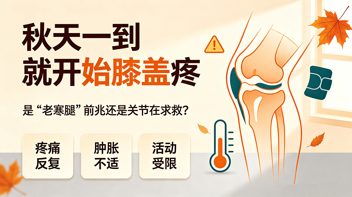 秋天一到就开始膝盖疼，是“老寒腿”前兆还是关节在求救？
