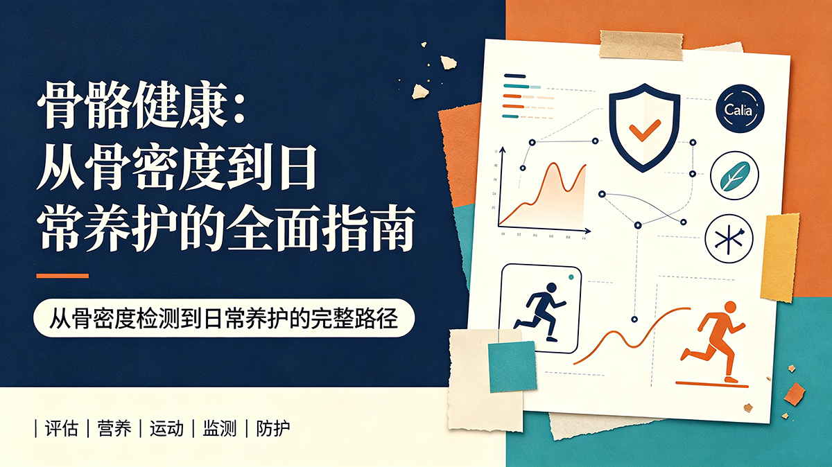 骨骼健康：从骨密度到日常养护的全面指南