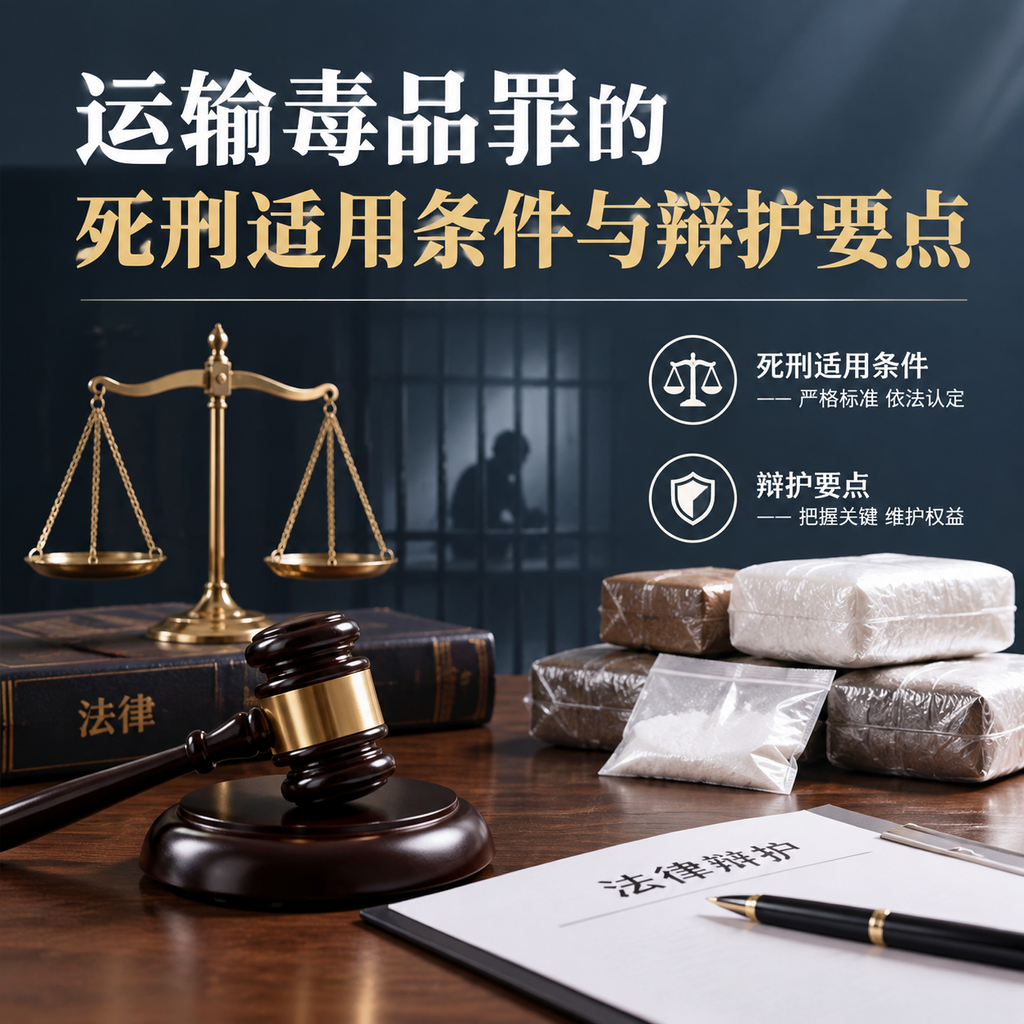运输毒品罪的死刑适用条件与辩护要点