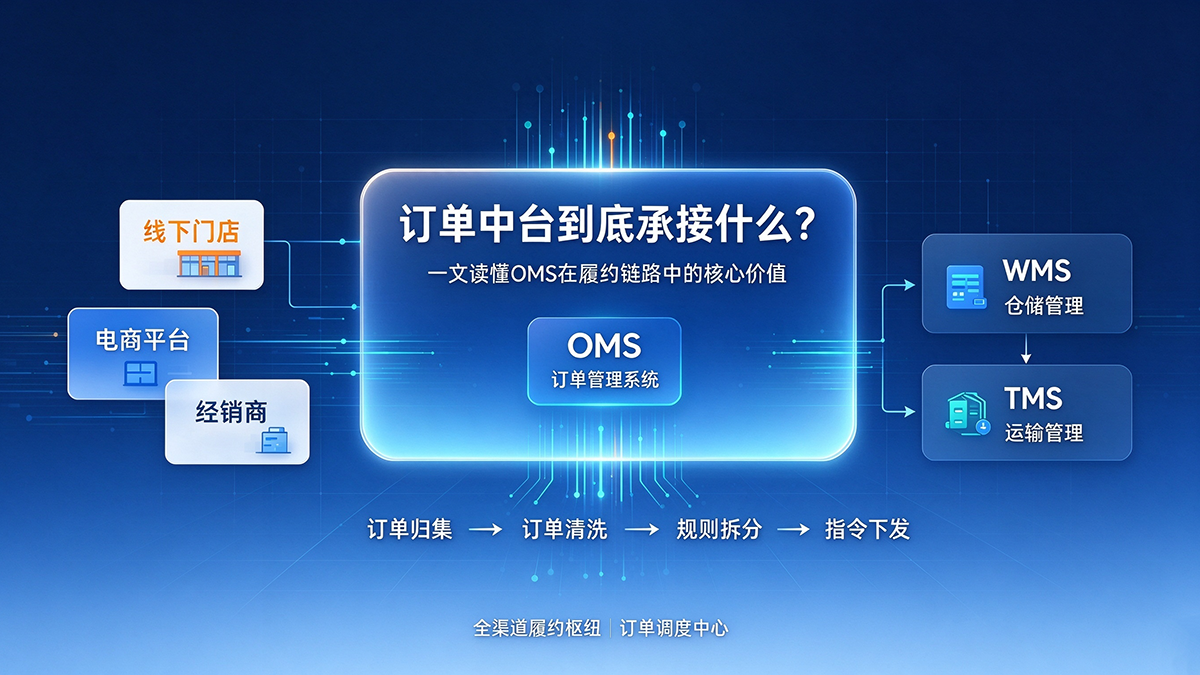 全渠道订单越来越散？OMS订单中台是怎么理顺履约链路的