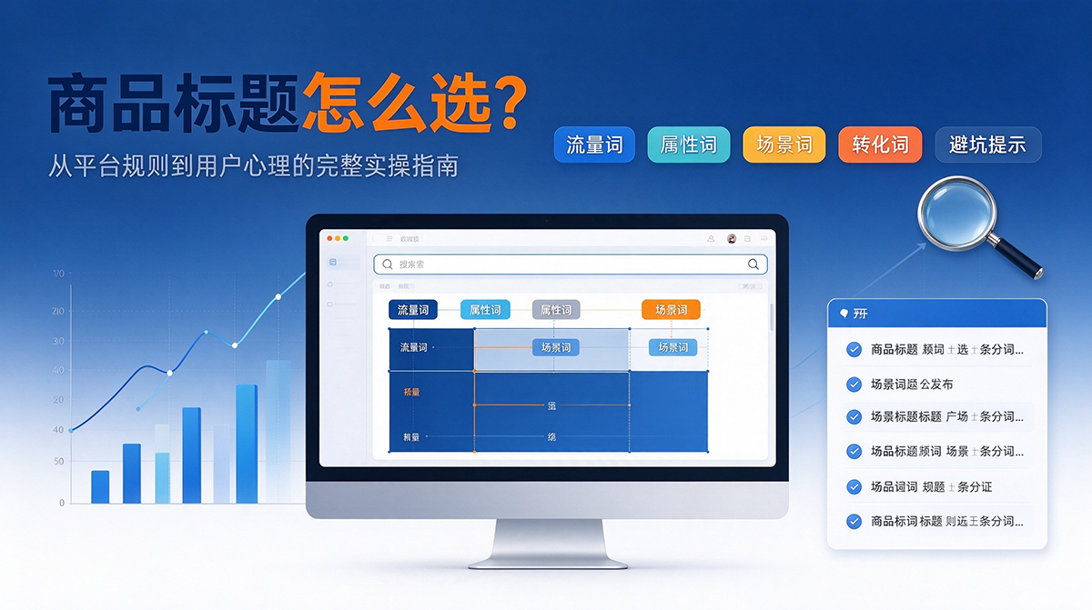 商品标题如何优化？吃透平台规则，读懂用户心理的实操全指南