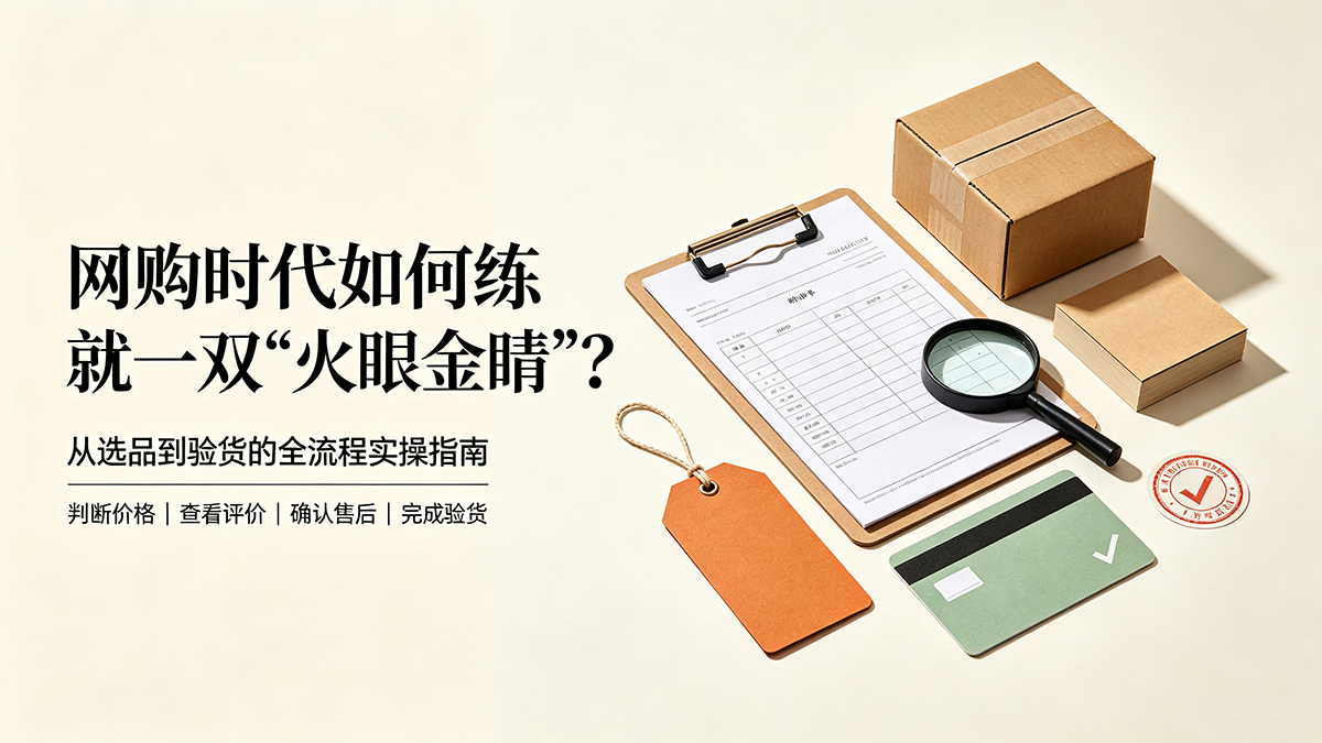 网购时代如何练就一双“火眼金睛”？从选品到验货的全流程实操指南