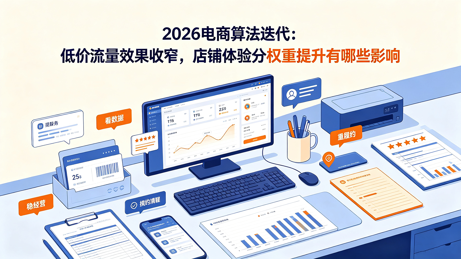 2026电商算法迭代：低价流量效果收窄，店铺体验分权重提升有哪些影响