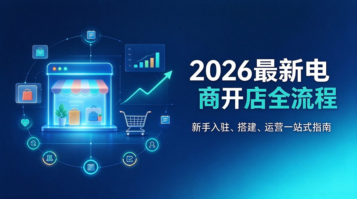 2026最新电商开店全流程：新手入驻、搭建、运营一站式指南