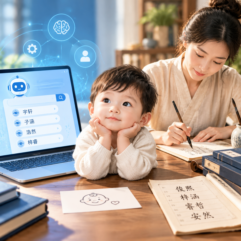 免费起名软件生成的名字能用吗？人工与工具的差异