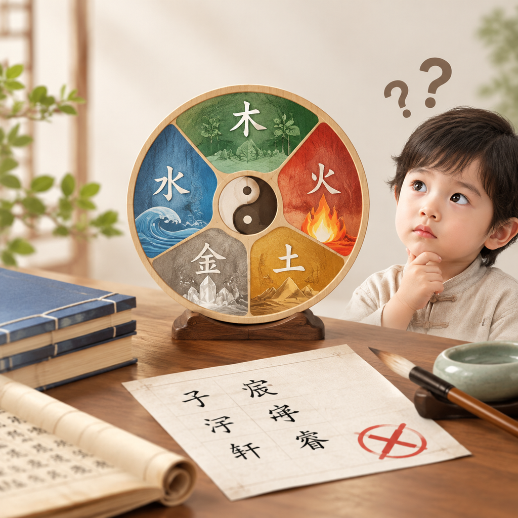 五行缺什么就要补什么吗？起名用字常见误区