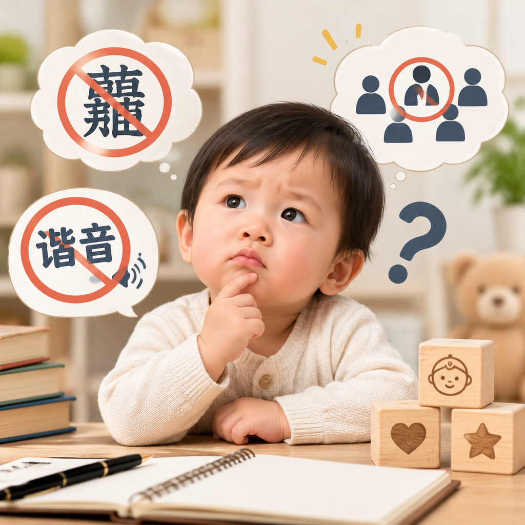 起名最容易踩的五个坑：生僻字、谐音与重名