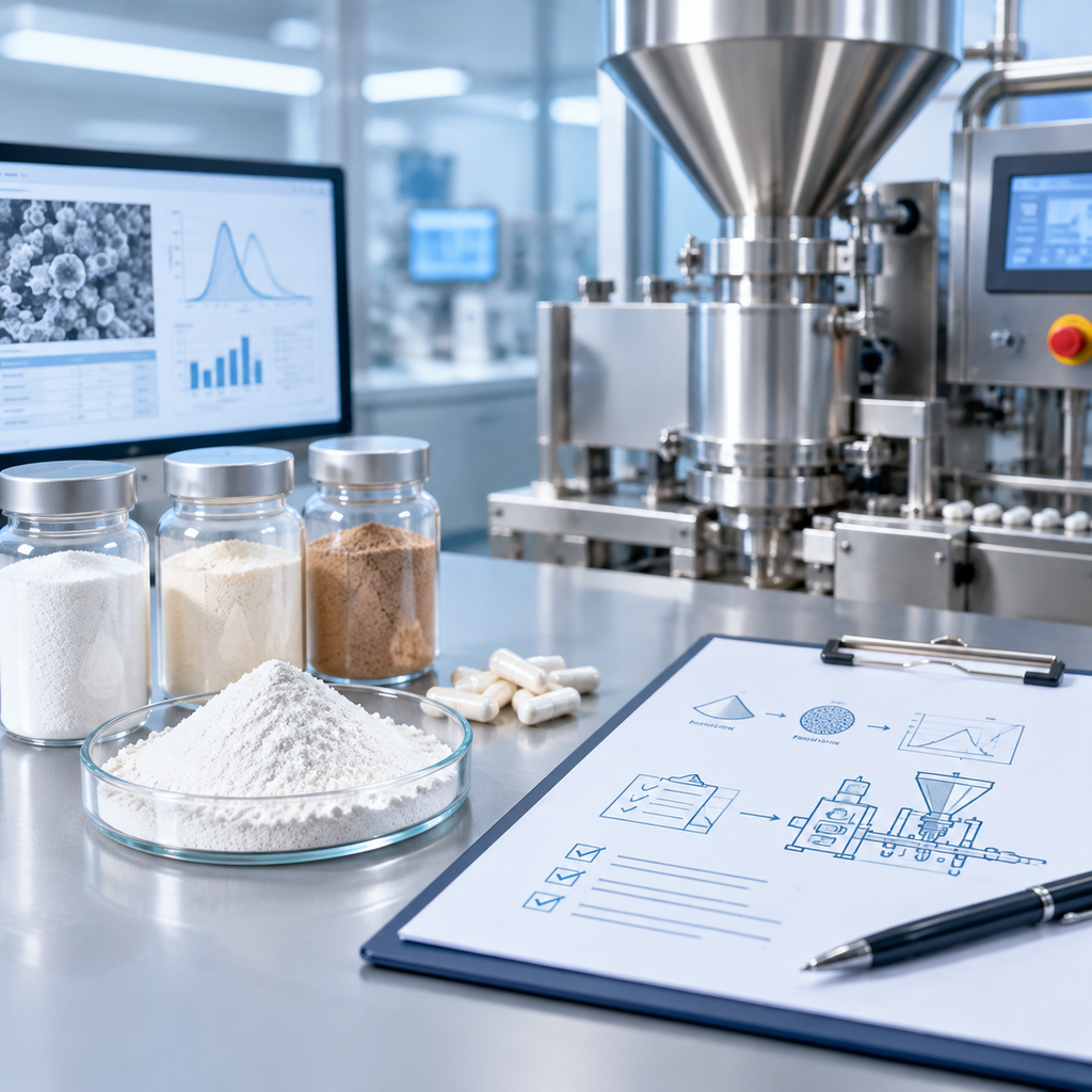 From Powder Properties to Equipment Requirements: Building a Practical Solid-Dosage URS