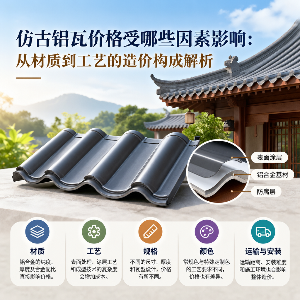 仿古铝瓦价格受哪些因素影响：从材质到工艺的造价构成解析