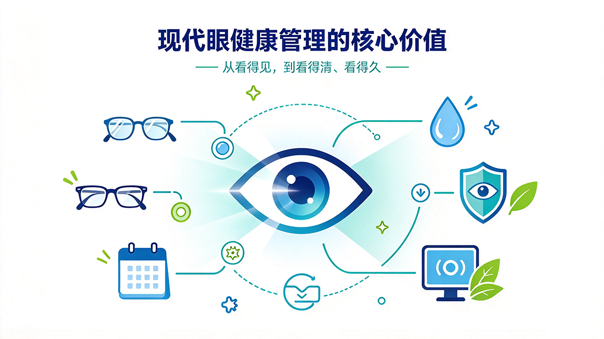 从“看得见”到“看得清、看得久”，现代眼健康管理的核心价值