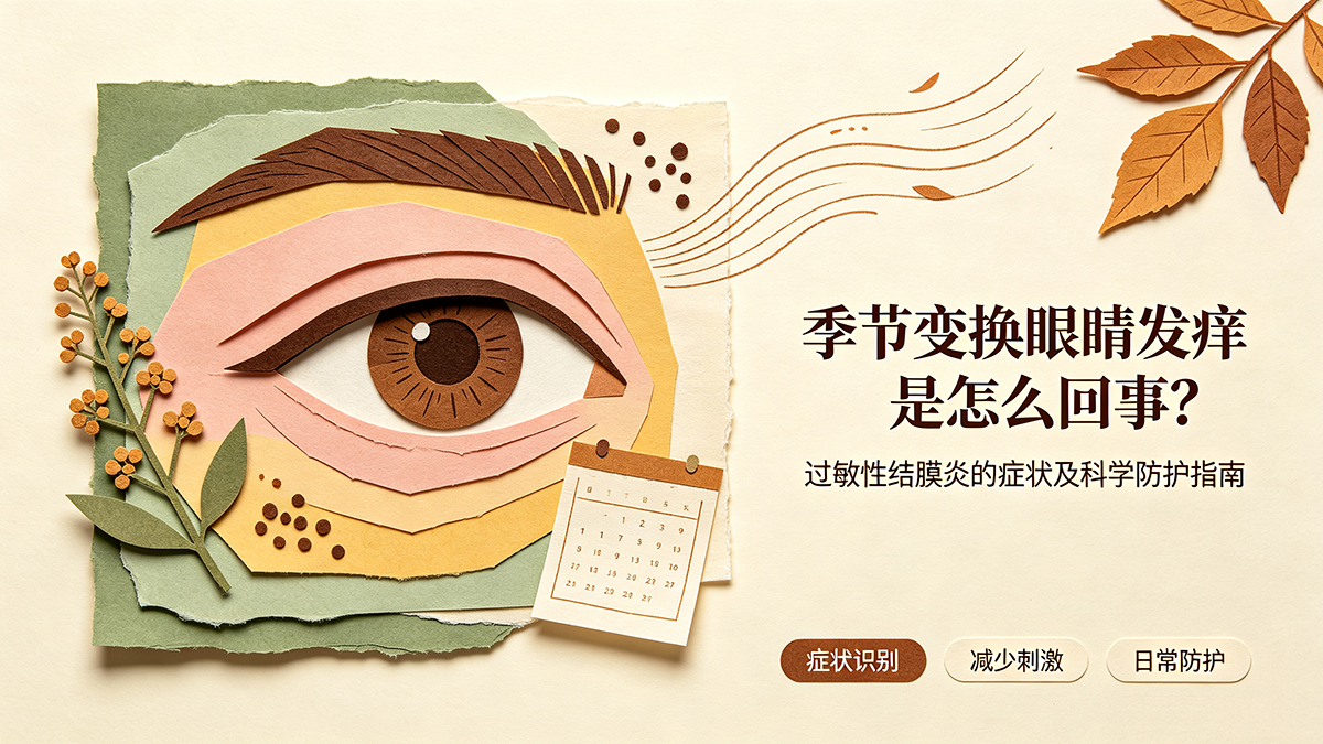季节变换眼睛发痒是怎么回事？过敏性结膜炎的症状及科学防护指南