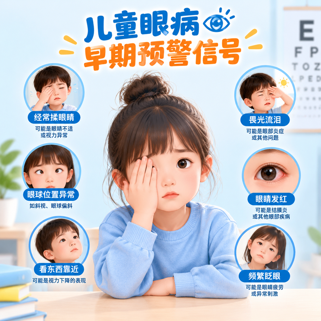 儿童眼病早期预警信号：家长必知的10个细节与科学应对
