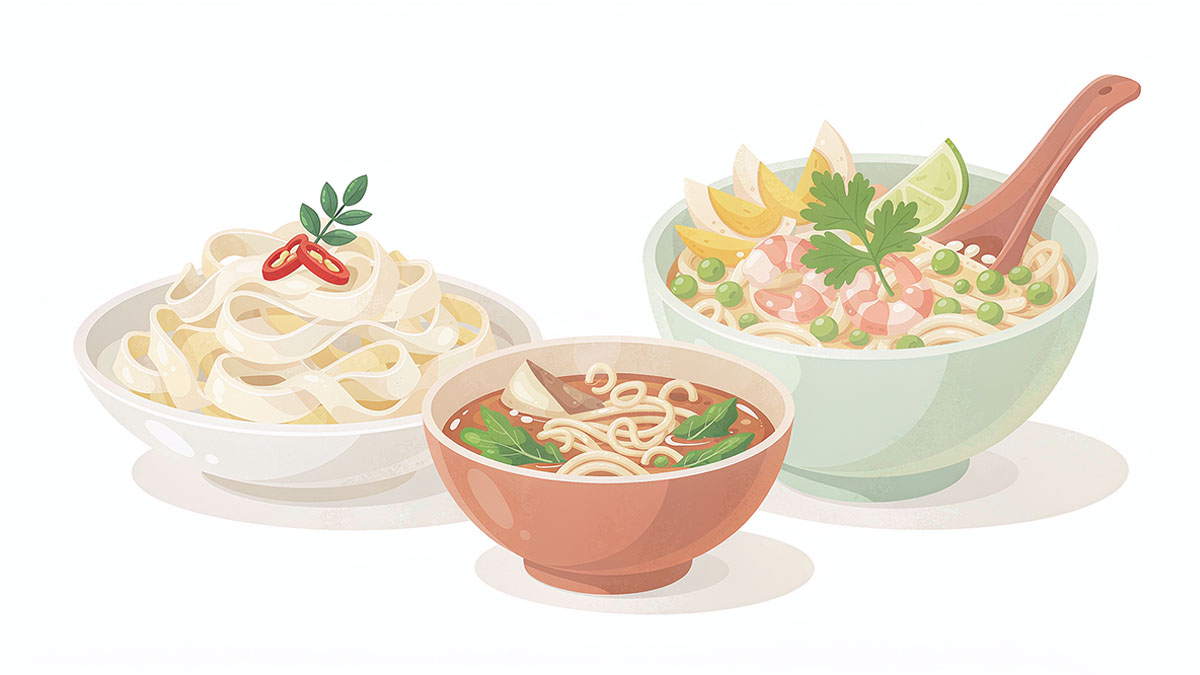宽粉、细粉、粉面组合，不同速食粉类怎么挑？