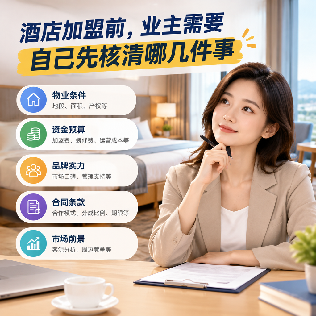 酒店加盟前，业主需要自己先核清哪几件事