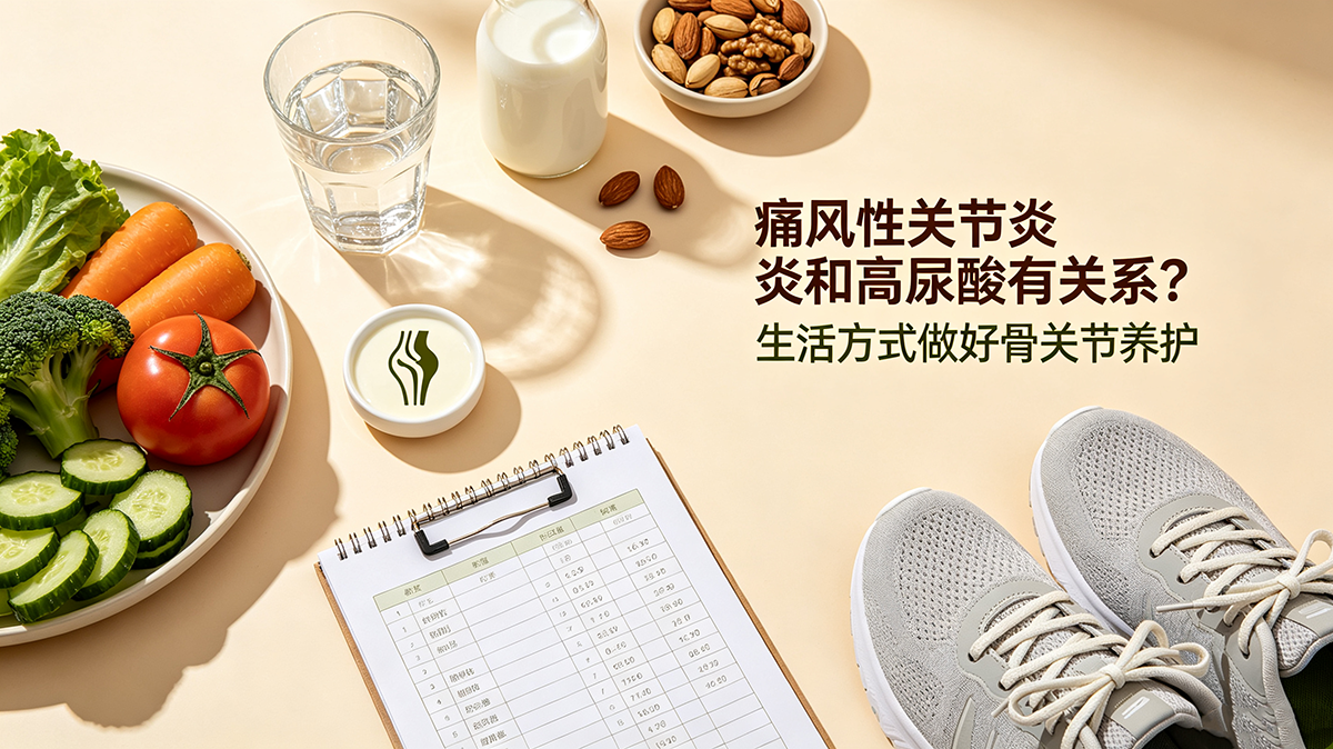 痛风性关节炎和高尿酸有关系？生活方式做好骨关节养护