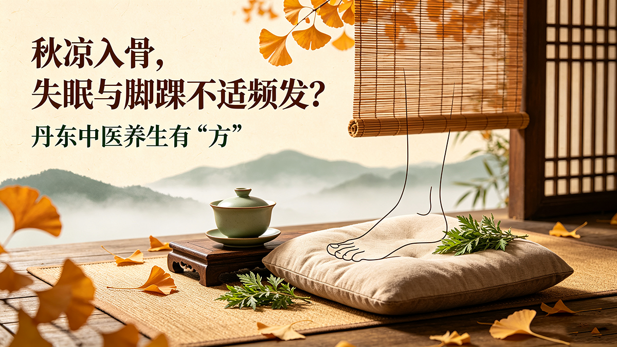 秋凉入骨，失眠与脚踝不适频发？丹东中医养生有“方”