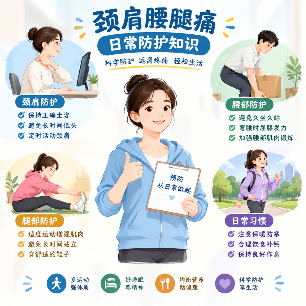 颈肩腰腿痛是什么原因？颈肩腰腿痛的常见成因与风险因素