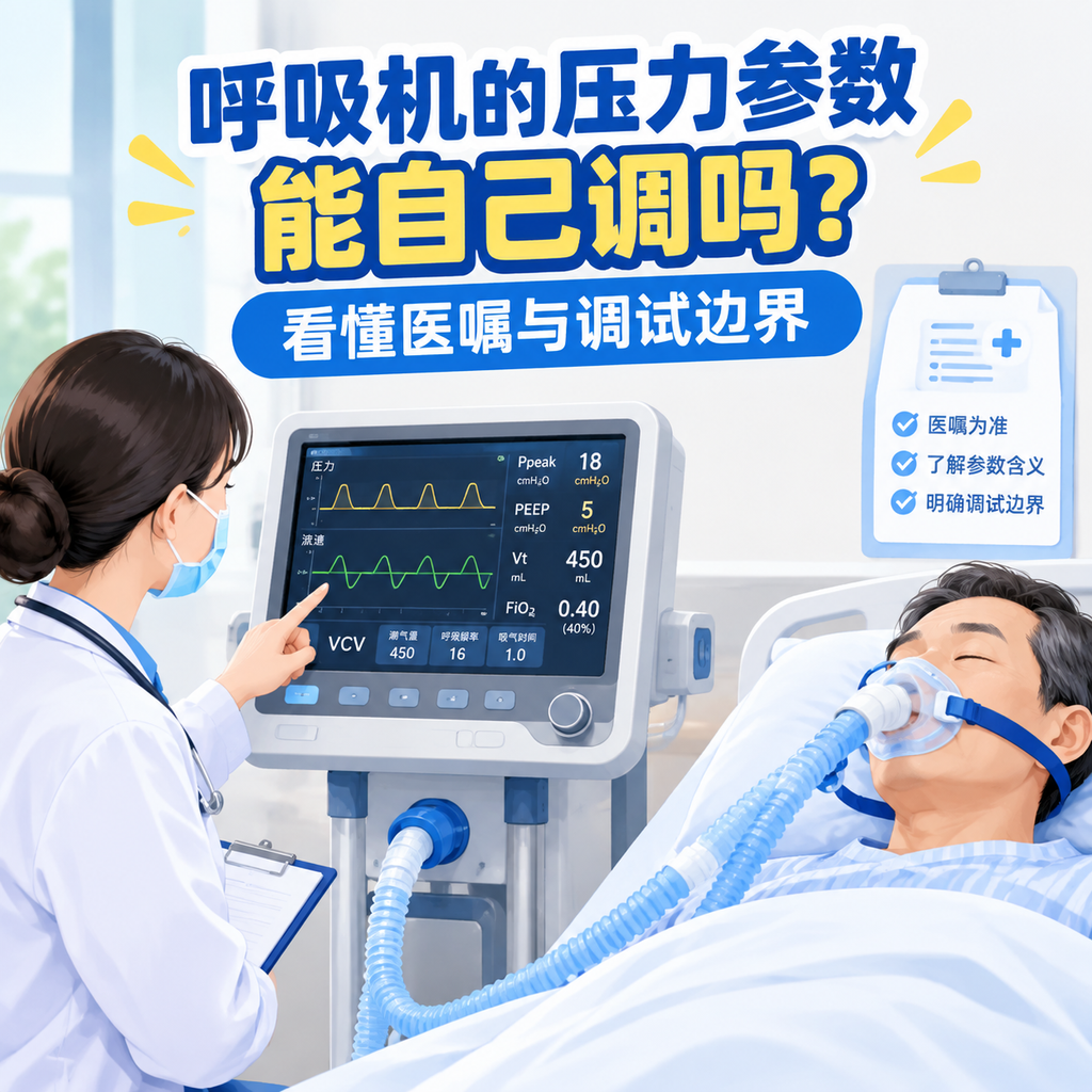 呼吸机的压力参数能自己调吗？看懂医嘱与调试边界