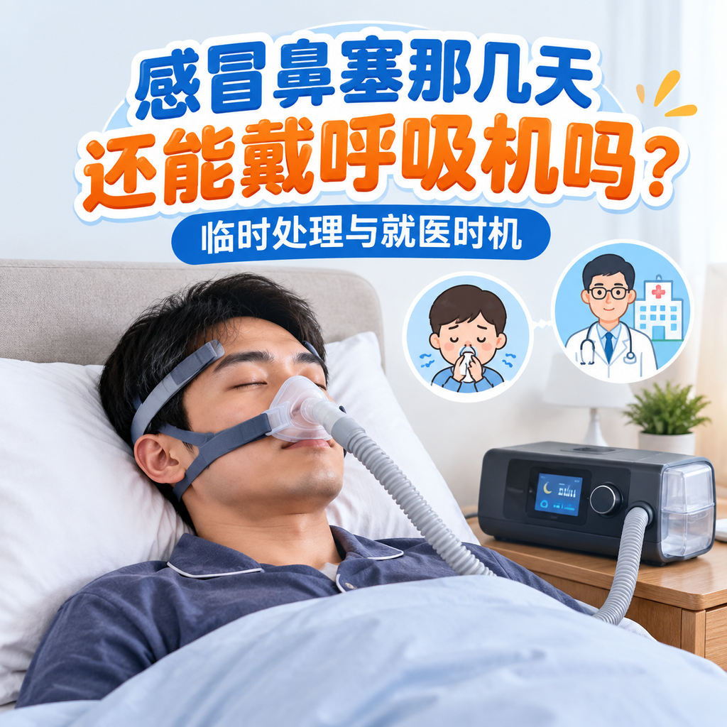 感冒鼻塞那几天还能戴呼吸机吗？临时处理与就医时机