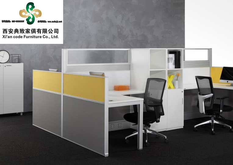 4 人位屏风工位职员办公桌 dz-A29