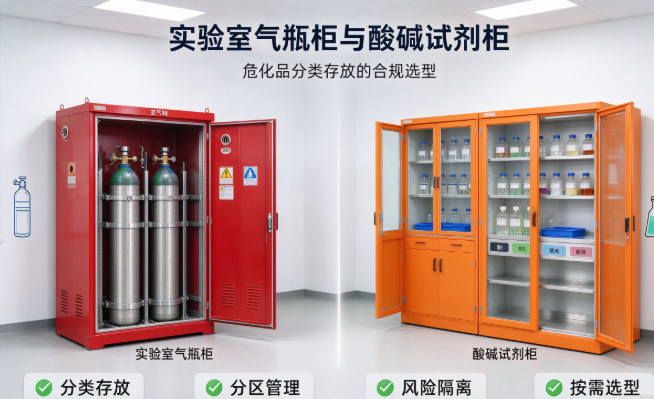 实验室气瓶柜与酸碱试剂柜：危化品分类存放的合规选型