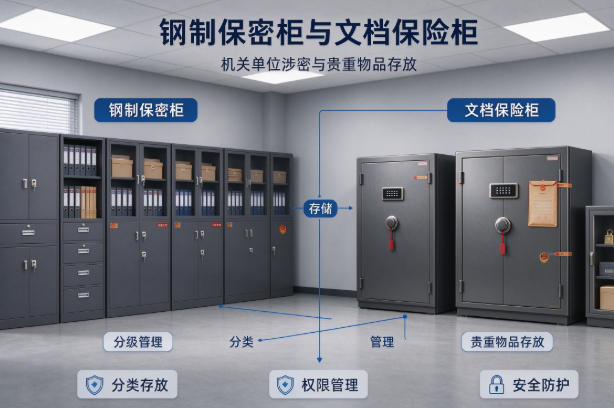 钢制保密柜与文档保险柜：机关单位涉密与贵重物品存放