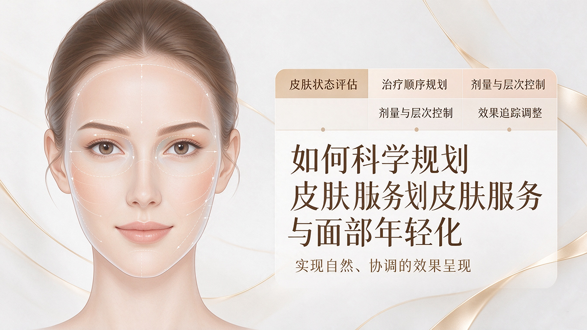 如何科学规划皮肤服务与面部年轻化，实现自然、协调的效果呈现？