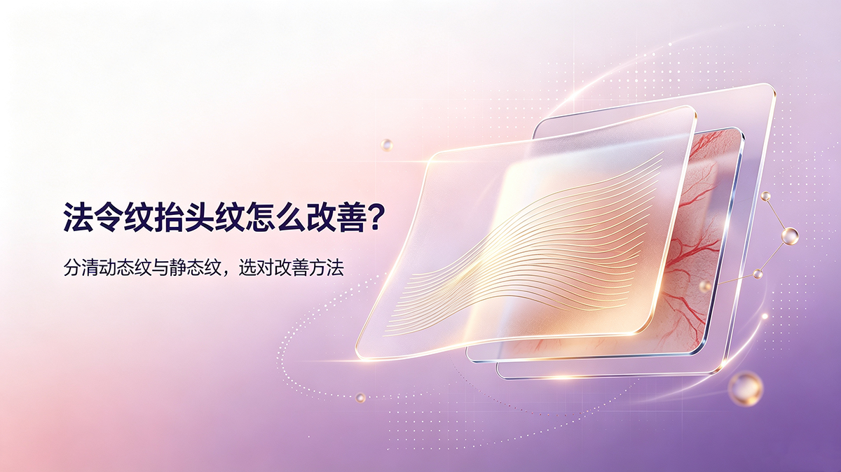 法令纹抬头纹怎么改善？分清动态纹与静态纹，选对改善方法