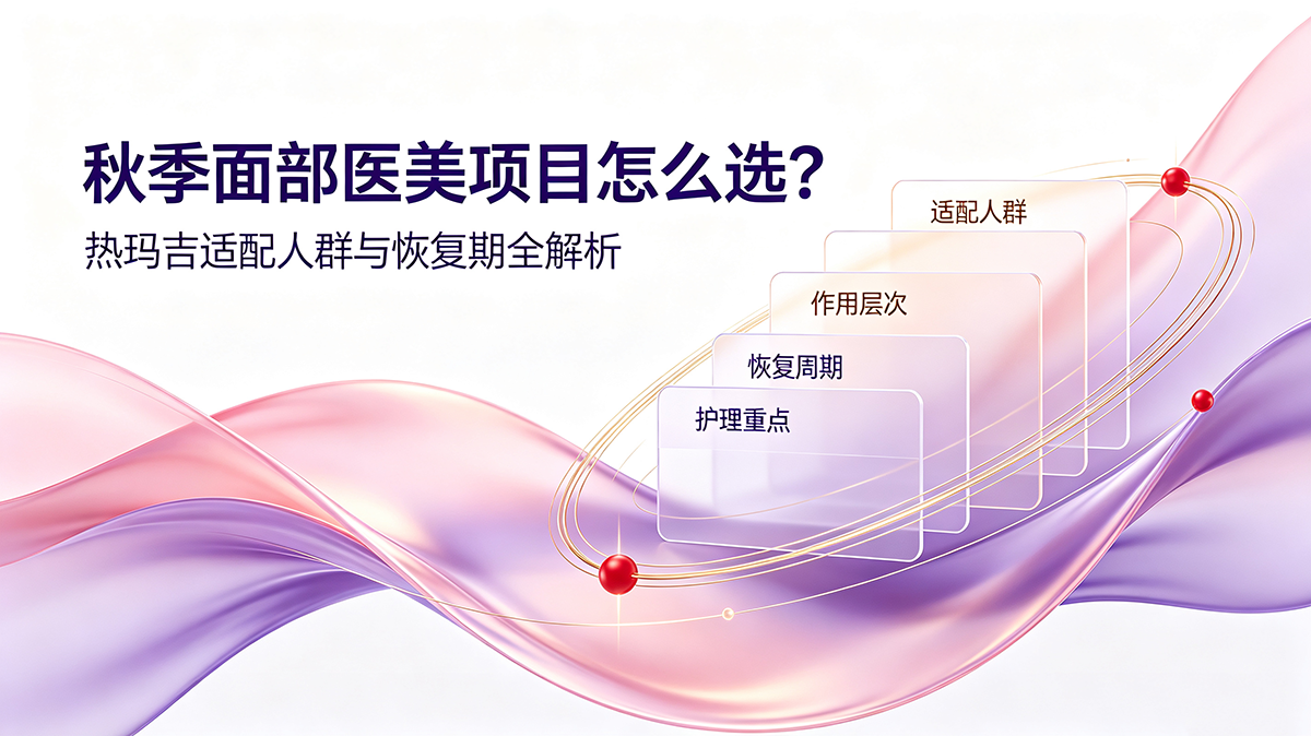 秋季面部医美项目怎么选？热玛吉适配人群与恢复期全解析