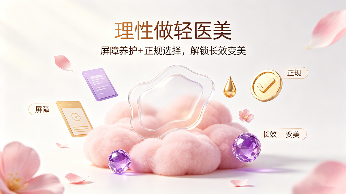 理性做轻医美：屏障养护+正规选择，解锁长效变美