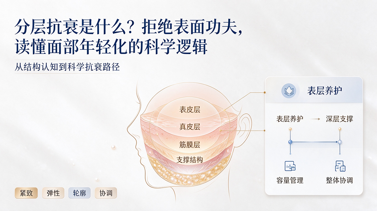 分层抗衰是什么？拒绝表面功夫，读懂面部年轻化的科学逻辑