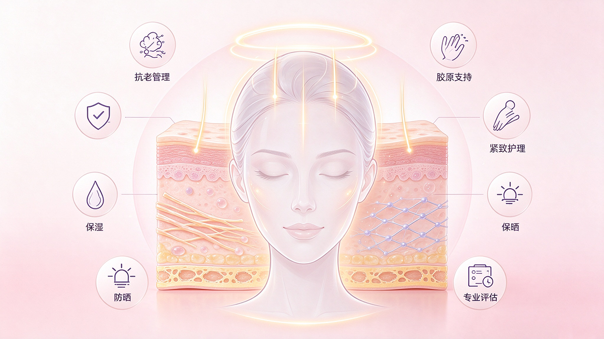 如何通过系统性皮肤管理，在医美中收获自然面部年轻化状态？