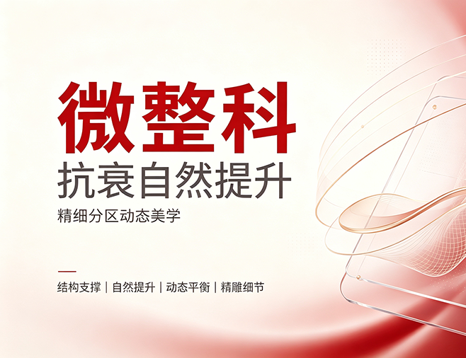 微整科——骨相抗衰自然提升 | 精细分区动态美学