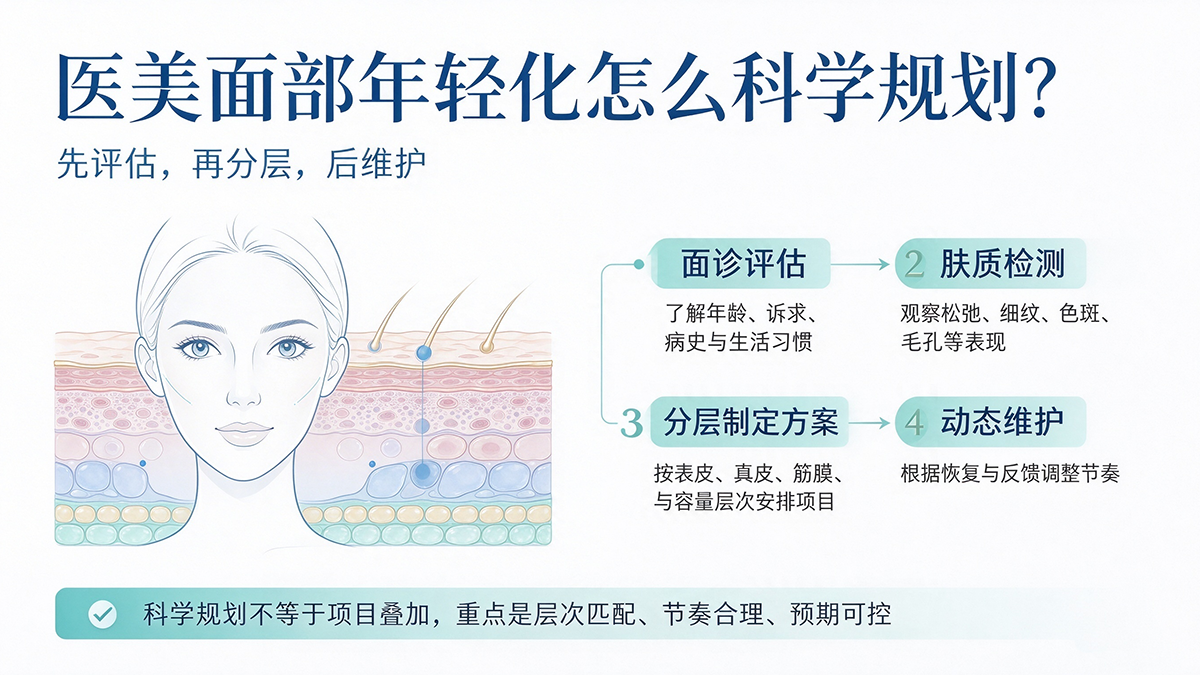医美面部年轻化怎么科学规划？皮肤精细化管理的原理与服务是什么？