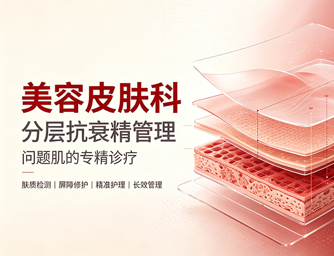 美容皮肤科——分层抗衰精管理 | 问题肌的专精诊疗