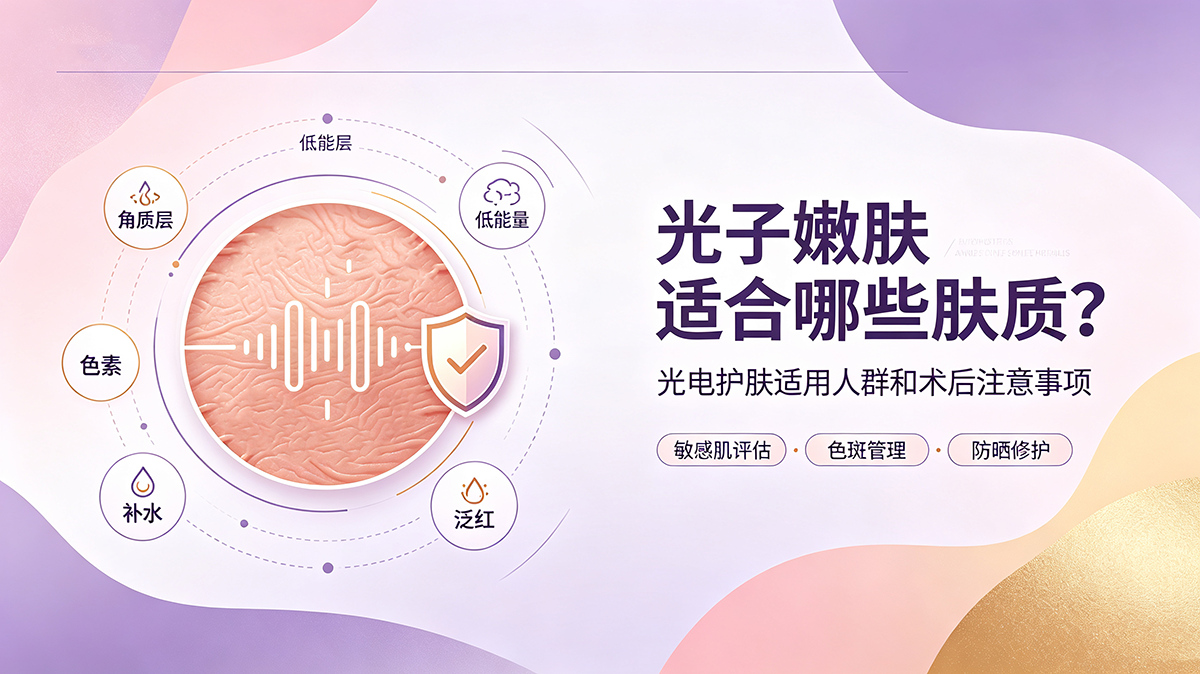 光子嫩肤适合哪些肤质？光电护肤适用人群和术后注意事项