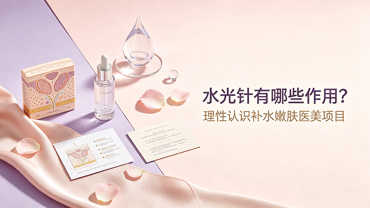 水光针有哪些作用？理性认识补水嫩肤医美项目