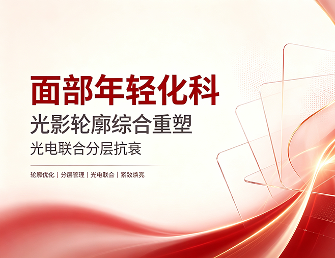 面部年轻化科——光影轮廓综合重塑 | 光电联合分层抗衰