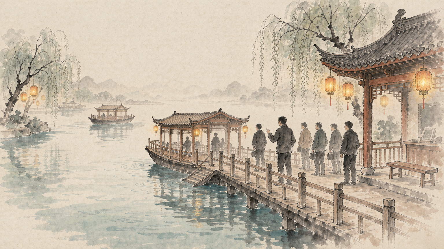 汴河游船游客服务