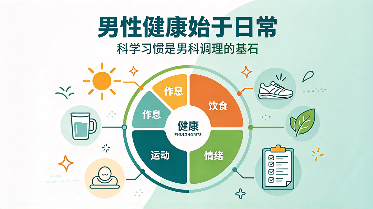 男性健康始于日常：科学习惯是男科调理的基石