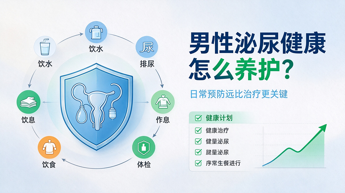 男性泌尿健康怎么养护？日常预防远比治疗更关键